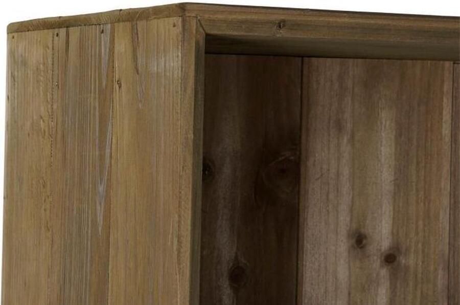 Maison de france Boekenkast closet wood glass 70x34 5x160 natural