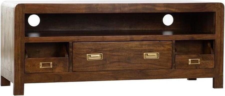 Maison de france Dressoir tv cabinet acacia 115x40 5x48 natural brown bruin