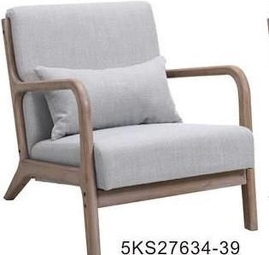 Maison de france Kruk DKD Home Decor Grijs Lichtgrijs Spar 48 x 42 x 121 cm