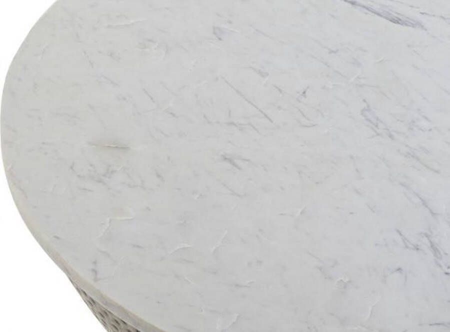 Maison de france Salontafel coffee table steel marble 71x71x33 white wit