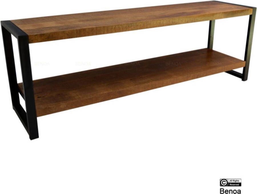 maison de france Tv kast britt mangohout naturel 180 x 45 x 60(h) cm