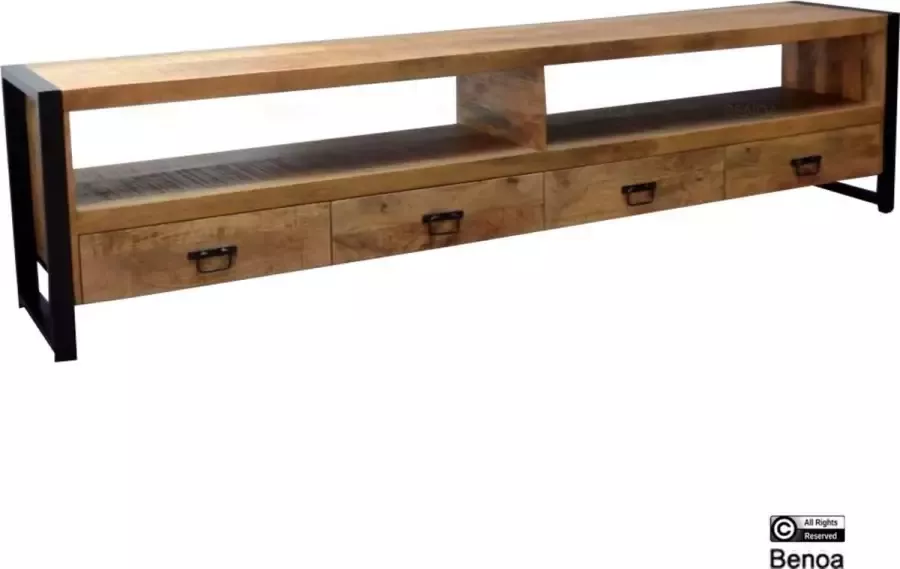 Maison de france Tv kast britt mangohout naturel 220 x 45 x 60(h) cm