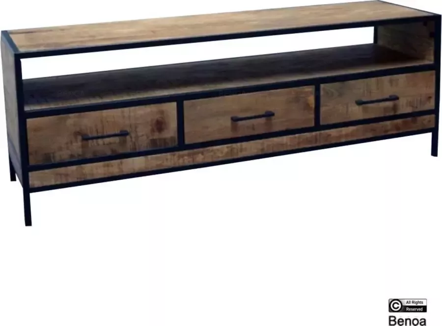 Maison de france Tv kast gb mangohout naturel 150 x 45 x 55(h) cm
