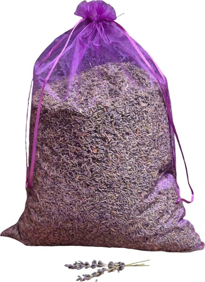 Maison de Lavande Lavendel 2 kg losse biologische lavendel uit de Provence gedroogde lavendel geurzakjes tegen motten in de stofzuiger tegen maden in de kliko in je kledingkast