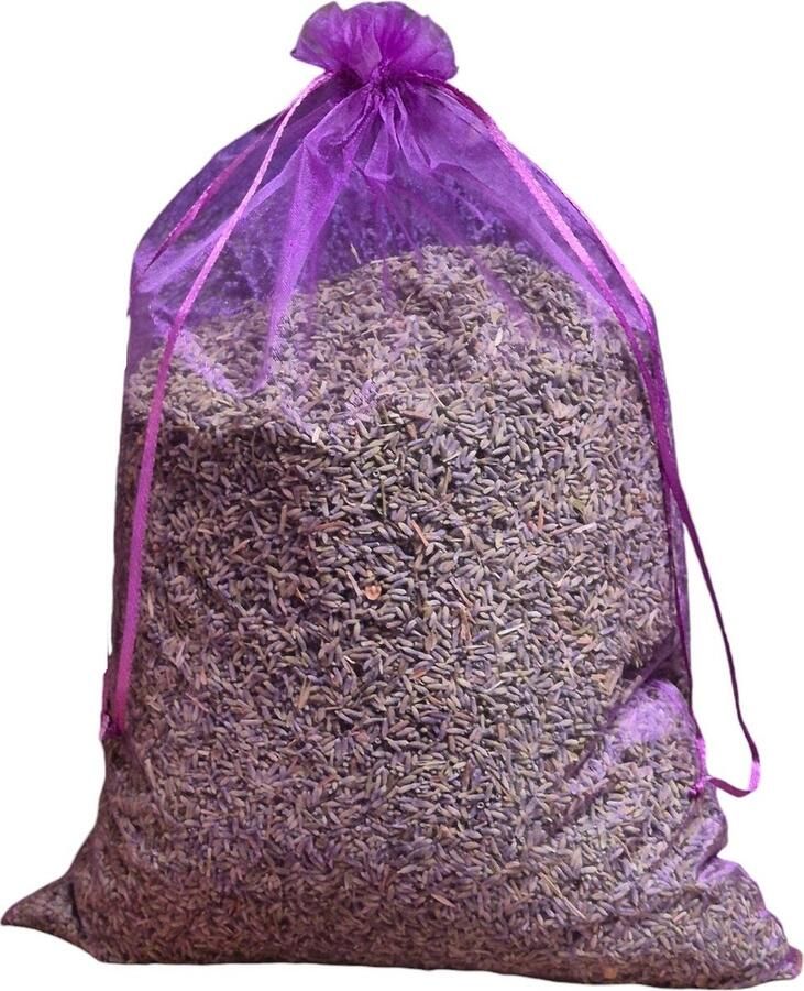 Maison de Lavande Lavendel 500 gram biologische losse lavendel uit de Provence gedroogde lavendel geurzakjes tegen motten in de stofzuiger tegen maden in de kliko in je kledingkast