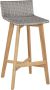 Maison Exclusive Barstoelen 2 st massief acaciahout - Thumbnail 4