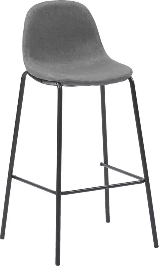 Maison Exclusive Barstoelen 4 st stof taupe