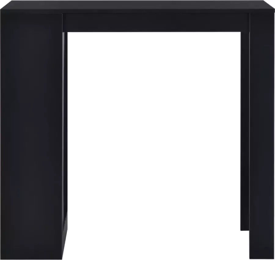 Maison Exclusive Bartafel met schap 110x50x103 cm zwart