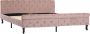 Maison Exclusive Bedframe fluweel roze 180x200 cm - Thumbnail 1