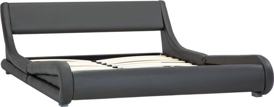 Maison Exclusive Bedframe kunstleer grijs 120x200 cm