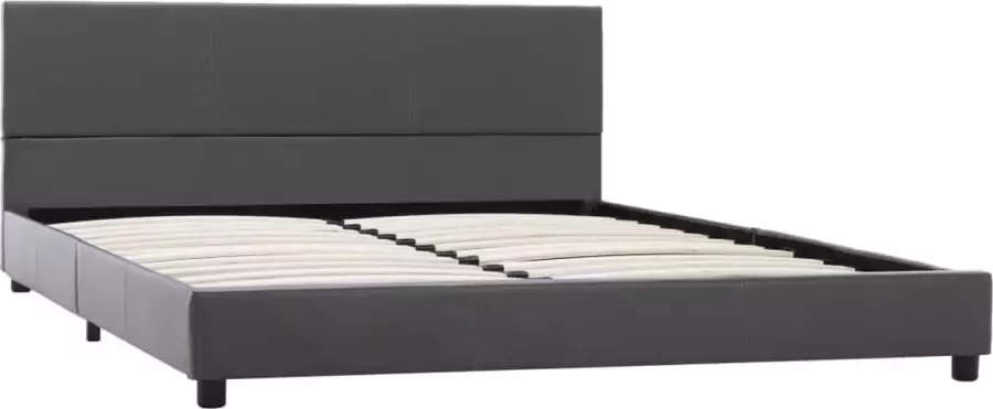 Maison Exclusive Bedframe kunstleer grijs 120x200 cm