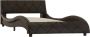 Maison Exclusive Bedframe kunstleer grijs 90x200 cm - Thumbnail 1