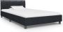Maison Exclusive Bedframe kunstleer zwart 100x200 cm - Thumbnail 3
