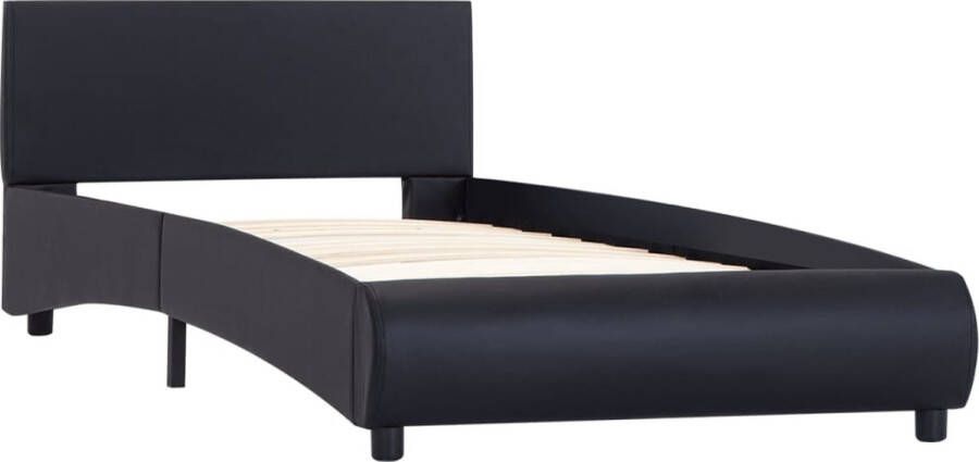 Maison Exclusive Bedframe kunstleer zwart 100x200 cm