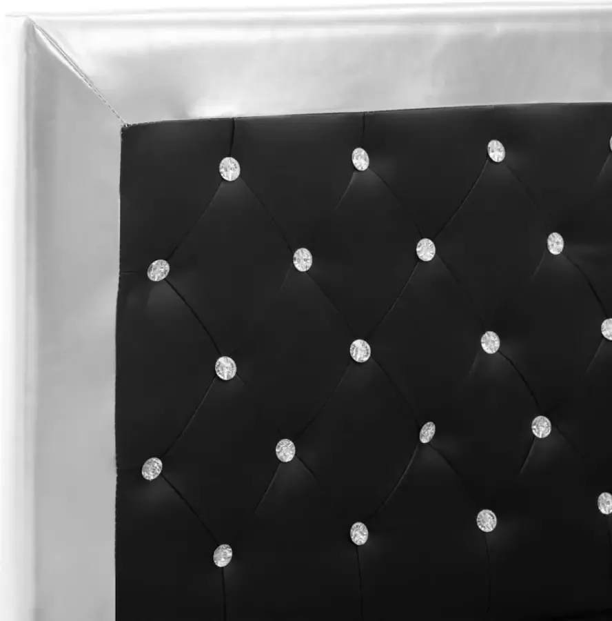 Maison Exclusive Bedframe kunstleer zwart 100x200 cm