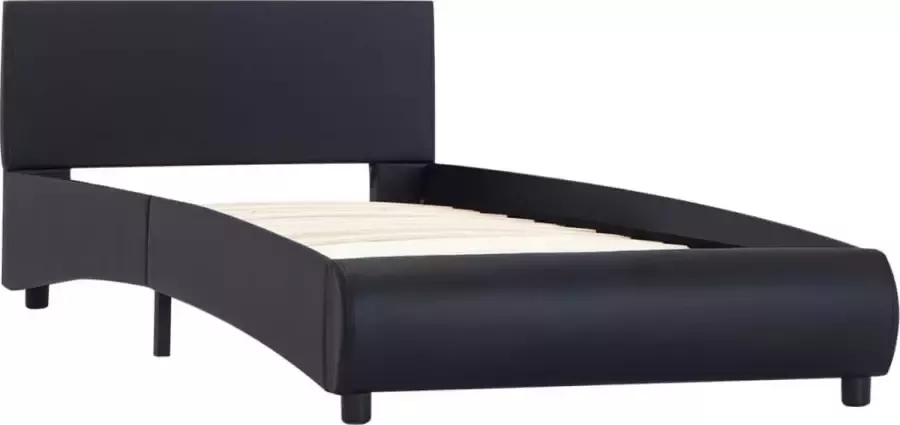 Maison Exclusive Bedframe kunstleer zwart 100x200 cm