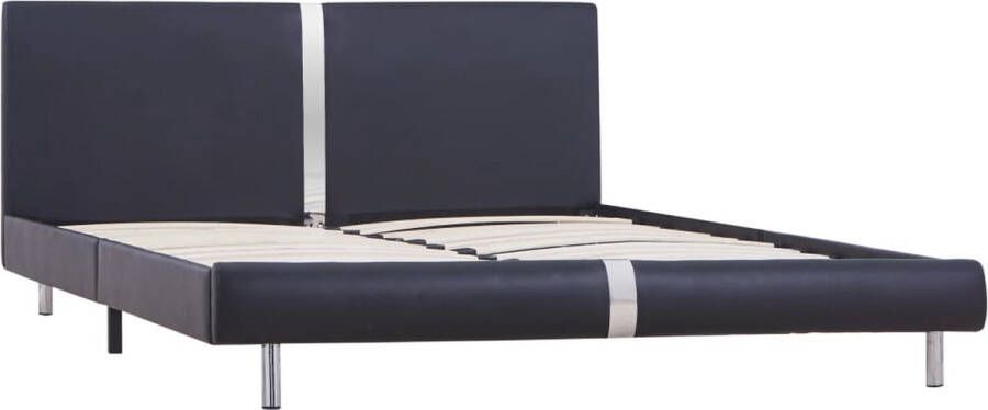 Maison Exclusive Bedframe kunstleer zwart 140x200 cm