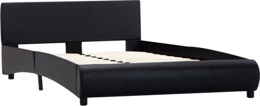 Maison Exclusive Bedframe kunstleer zwart 140x200 cm