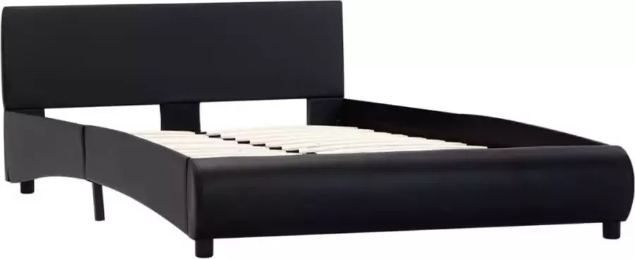 Maison Exclusive Bedframe kunstleer zwart 140x200 cm