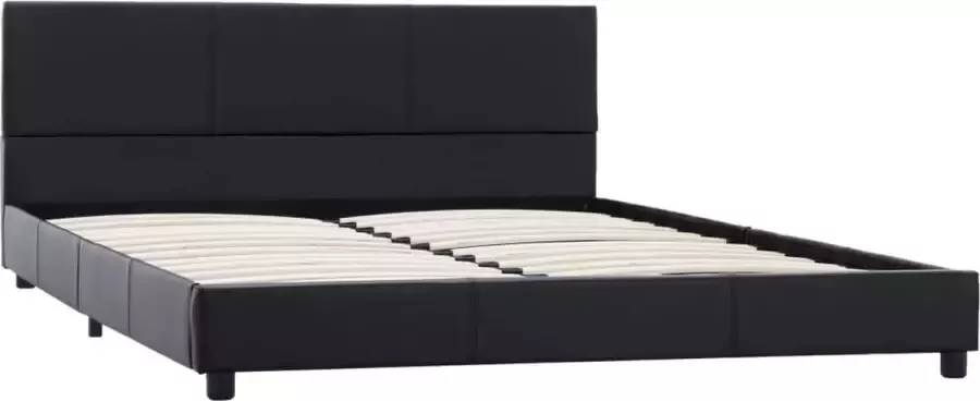 Maison Exclusive Bedframe kunstleer zwart 160x200 cm
