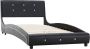 Maison Exclusive Bedframe kunstleer zwart 90x200 cm - Thumbnail 2