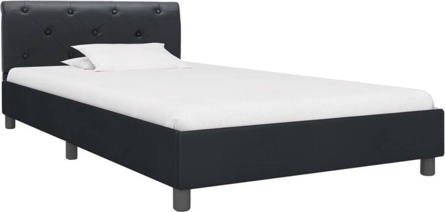 Maison Exclusive Bedframe kunstleer zwart 90x200 cm