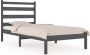 Maison Exclusive Bedframe massief grenenhout grijs 90x190 cm 3FT Single - Thumbnail 4