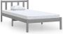 Maison Exclusive Bedframe massief grenenhout grijs 90x190 cm 3FT Single - Thumbnail 6