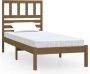 Maison Exclusive Bedframe massief grenenhout honingbruin 90x190 cm 3FT single - Thumbnail 2