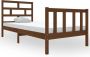 Maison Exclusive Bedframe massief grenenhout honingbruin 90x190 cm 3FT single - Thumbnail 3