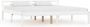 Maison Exclusive Bedframe met 2 lades massief grenenhout wit 160x200 cm - Thumbnail 2
