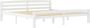 Maison Exclusive Bedframe met 2 lades massief grenenhout wit 180x200 cm - Thumbnail 2