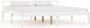 Maison Exclusive Bedframe met 2 lades massief grenenhout wit 180x200 cm - Thumbnail 4