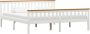 Maison Exclusive Bedframe met 2 lades massief grenenhout wit 180x200 cm - Thumbnail 3