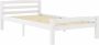 Maison Exclusive Bedframe met 2 lades massief grenenhout wit 90x200 cm - Thumbnail 1
