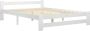 Maison Exclusive Bedframe met 4 lades massief grenenhout wit 140x200 cm - Thumbnail 3