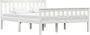 Maison Exclusive Bedframe met 4 lades massief grenenhout wit 140x200 cm - Thumbnail 1
