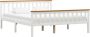 Maison Exclusive Bedframe met 4 lades massief grenenhout wit 160x200 cm - Thumbnail 5