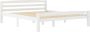 Maison Exclusive Bedframe met 4 lades massief grenenhout wit 160x200 cm - Thumbnail 1