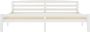 Maison Exclusive Bedframe met 4 lades massief grenenhout wit 180x200 cm - Thumbnail 2