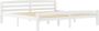 Maison Exclusive Bedframe met 4 lades massief grenenhout wit 200x200 cm - Thumbnail 2