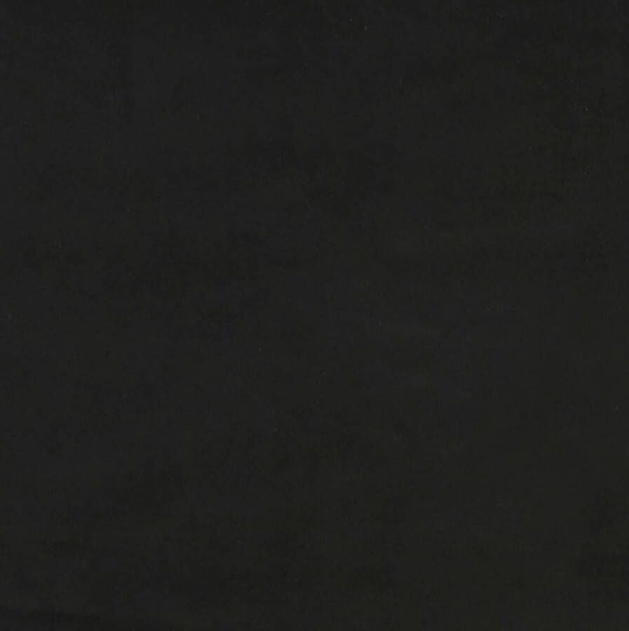 Maison Exclusive Bedframe met hoofdeinde fluweel zwart 120x200 cm