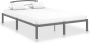 Maison Exclusive Bedframe metaal grijs 120x200 cm - Thumbnail 8