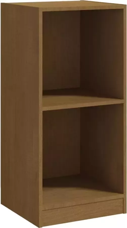 Maison Exclusive Bijzetkast 35 5x33 5x76 massief grenenhout honingbruin
