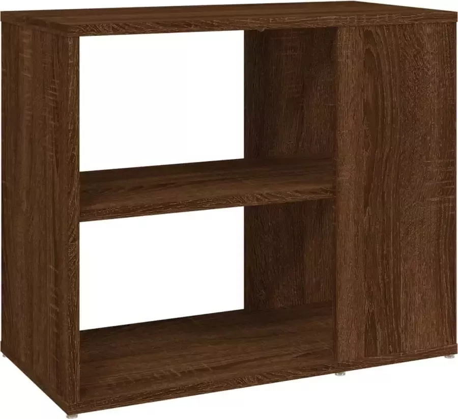 Maison Exclusive Bijzetkast 60x30x50 cm bewerkt hout bruineikenkleurig