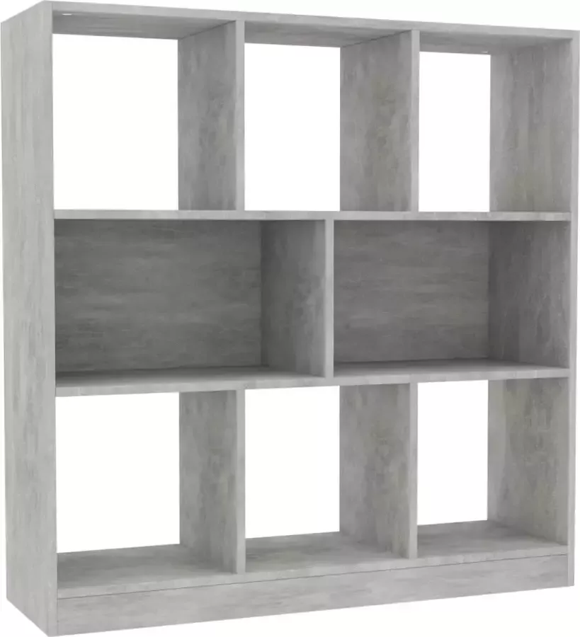 Maison Exclusive Boekenkast 97 5x29 5x100 cm bewerkt hout betongrijs