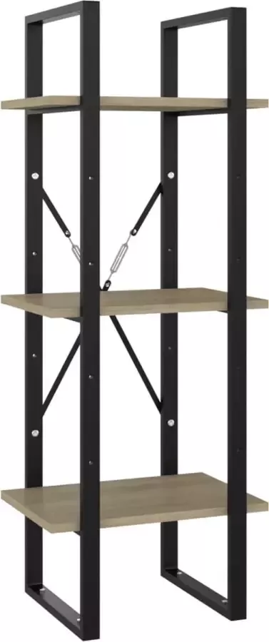 Maison Exclusive Boekenkast met 3 schappen 40x30x105 cm spaanplaat sonoma eiken