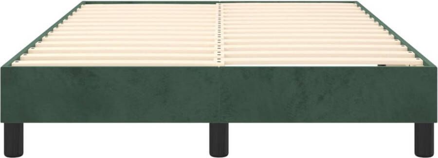 Maison Exclusive Boxspringframe fluweel donkergroen 120x200 cm