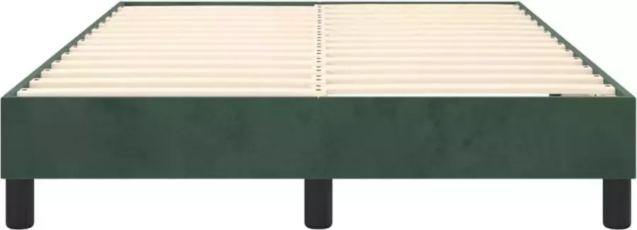Maison Exclusive Boxspringframe fluweel donkergroen 120x200 cm