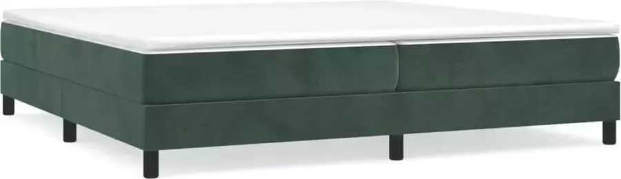 Maison Exclusive Boxspringframe fluweel donkergroen 200x200 cm